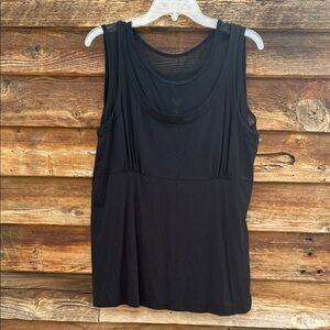 Blue sky clothing co mesh layered tank